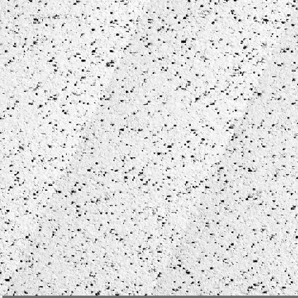 Ceiling Tile: 0.55 NRCR, Acoustic Wet-Formed Mineral Fiber